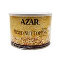 6-PACK OF Dry Roasted Unsalted With Peanut Mixed Nut Topping Azar, 6 - 2.5 Lb