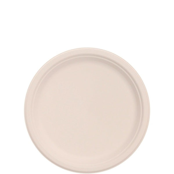500-PACK OF Plate Pulp Dart 9FBRP1 9-Inch Compostable Fiber Dinnerware Plates - Eco-Friendly and Durable Natural Plates (500 Count)