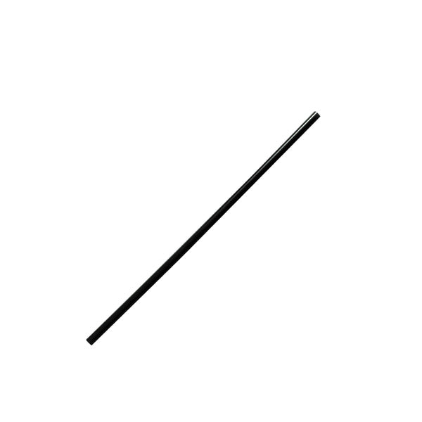 10000-PACK OF Straw Plastic Karat [10,000 ct] Stir Straws | Black (0.12" x 5.25")