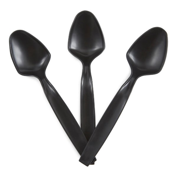 144-PACK OF SPOON PLAS SERV BLK 9