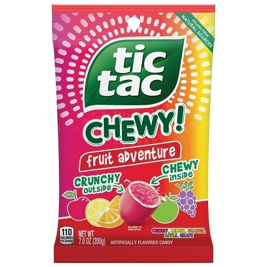 16-PACK OF Sweet Adventure Peg Bag Tic Tac, 2 - 8 - 7 Oz