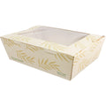 200-PACK OF CONTAINER TOGO World Centric Compostable NoTree Paper #3 To Go Boxes 65 oz w/ PLA Window | 200 count