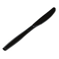 1000-PACK OF Cutlery Plastic Dixie KH517 Heavyweight Plastic Cutlery - Black Knives (1000 Count Carton) for Durable Dining Experience