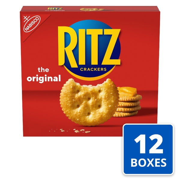12-PACK OF CRACKER RITZ ORIG