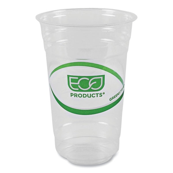 1000-PACK OF Cup Cold Eco-Products EP-CC20-GS 20 oz GreenStripe Renewable Compostable Cold Cups - Clear - 1000 Count