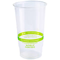 1000-PACK OF Cup Cold 24 oz World Centric Compostable PLA Cold Cups | 1000 count