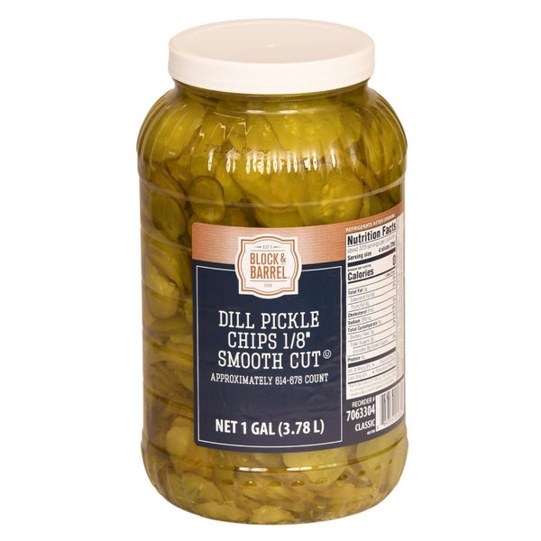 4-PACK OF PICKLE CHIP DILL SC 1/8
