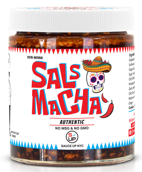 12-PACK OF Salsa Macha All Natural, SAUCE UP NYC