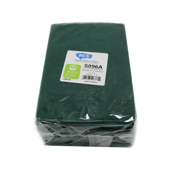 10 CT-PACK OF PAD SCOUR GRN 6X9 ANMCR