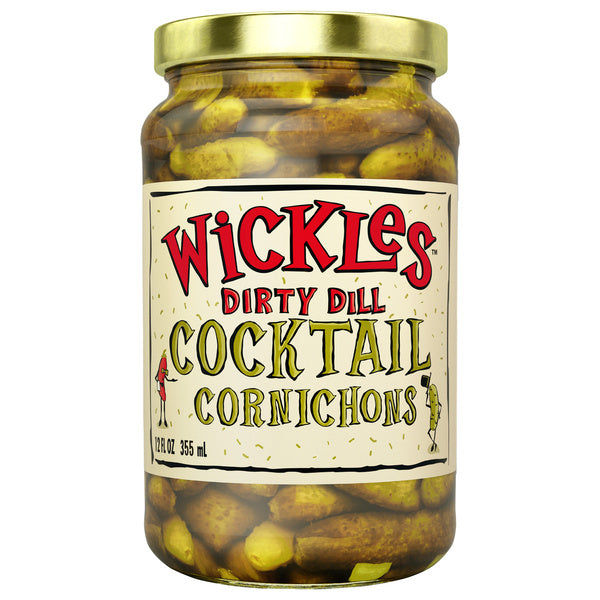 6-PACK OF PICKLE DILL COCKTAIL CORNICHONS