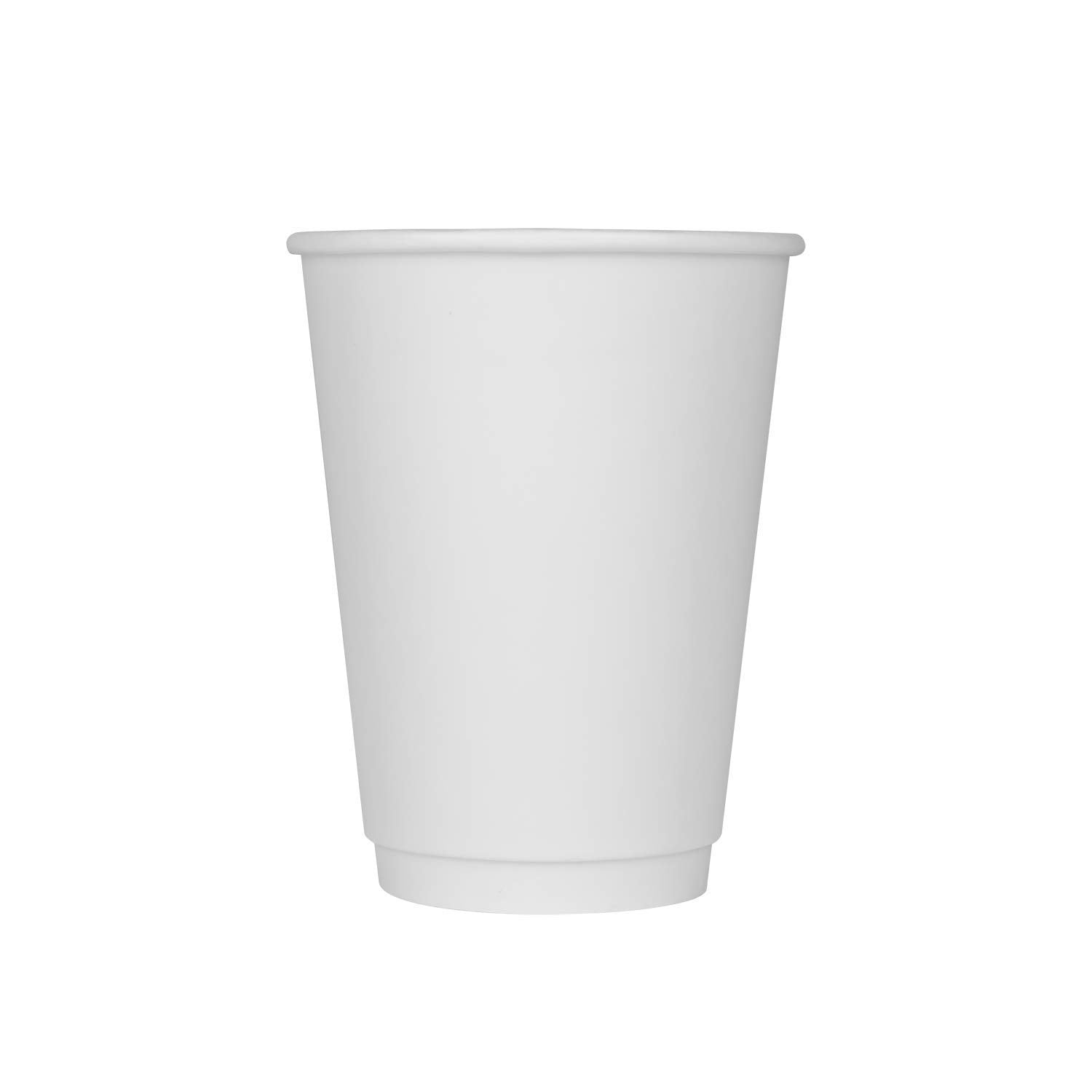 500-PACK OF Cup Paper Karat 12oz Insulated Paper Hot Cups - White (90mm) - 500 ct