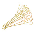 5000-PACK OF Skewer Bamboo Karat Earth 6" Bamboo Heart Looped Skewer - 5,000 pcs