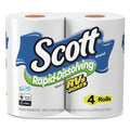 48-PACK OF Scott 47617 Rapid-Dissolving Toilet Paper - Soft, Absorbent, and RV-Safe (4 Rolls per Pack, 12 Packs per Carton)