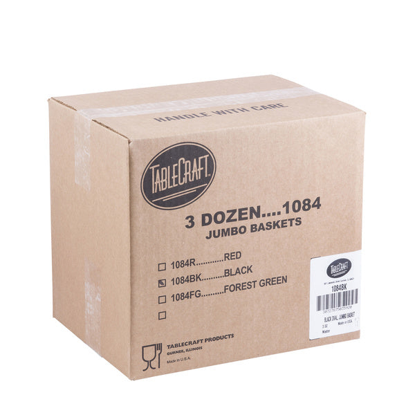 12X9X2-PACK OF BASKET OVAL JMBO BLK