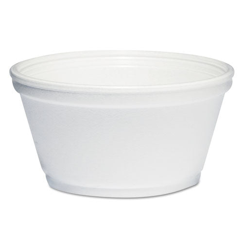 50-PACK OF CONTAINER FOAM WHITE BOWL
