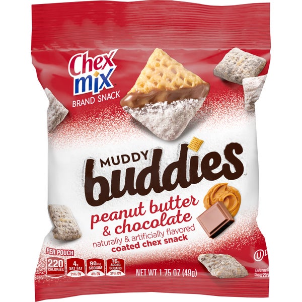 60-PACK OF SNACK MIX CHEX MUDYBUDY PBCHOC