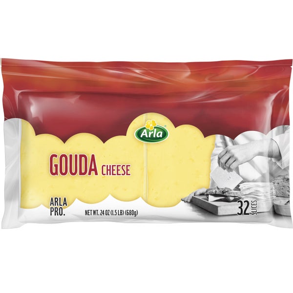 8-PACK OF CHEESE GOUDA SLICES