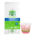 360-PACK OF CUP COLD COMPOSTABLE CLEAR 9 OZ 30CT DISPOSABLE