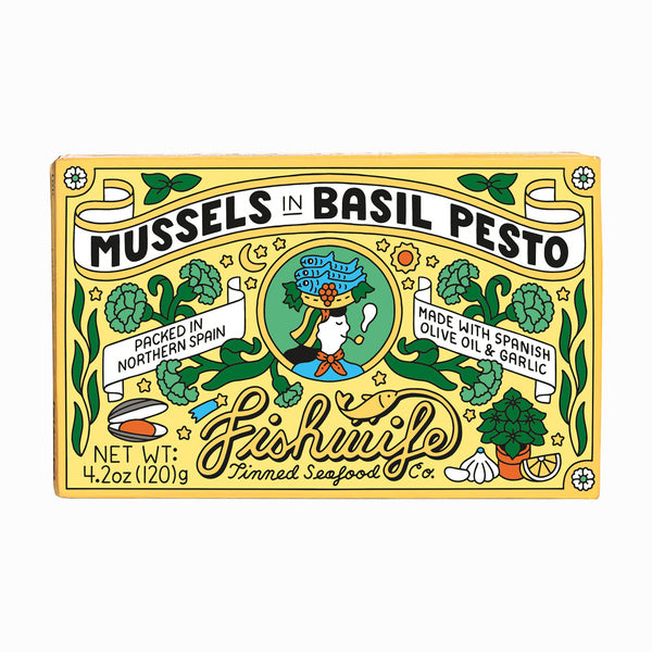 12-PACK OF MUSSEL WHL IN BASIL PESTO