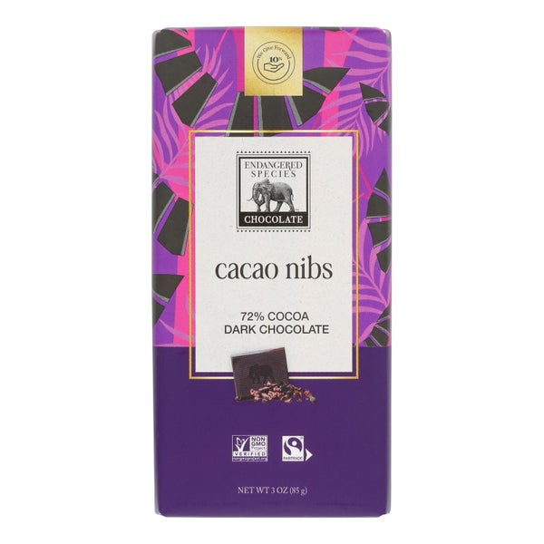 12-PACK OF CHOCOLATE DARK CACAO NIBS