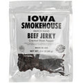 24-PACK OF Beef Jerky Ranch Hand Cracked Black Pepper 2.4 oz, Iowa Smokehouse
