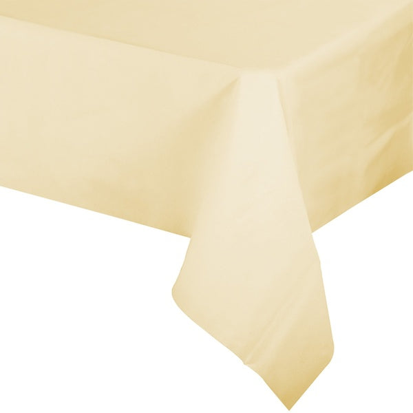 96-PACK OF Tablecover Plastic 54x108 Ivory Rect