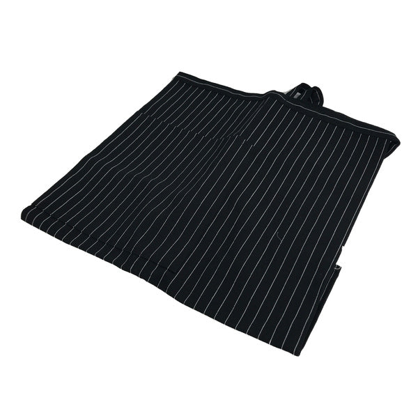 EA-PACK OF APRON HALF BSTRO BK/WHT PNSTR