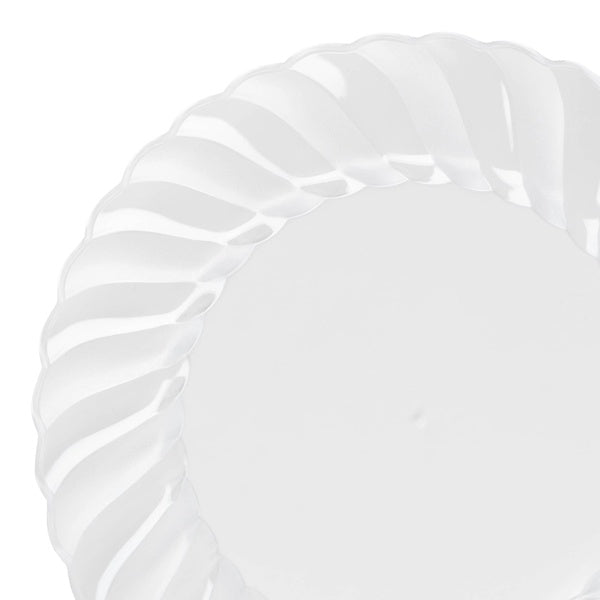 8-PACK OF Plate Plastic 10.25" Clear Flair