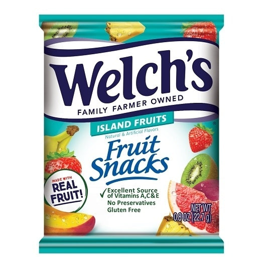 6-PACK OF Fruit Snacks Fruit Punch/Island Fruits Promotion In Motion, 6 - 40 Cnt