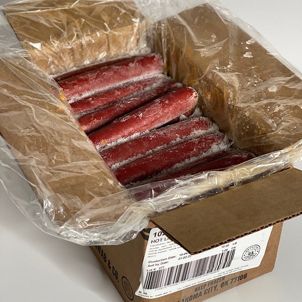 10 LB-PACK OF SAUSAGE HOT LINK 5/1 L CORTEZ