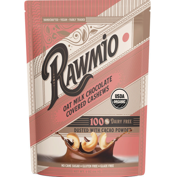 18-PACK OF Candy Chocolate Oat Milk Chocolate Covered Cashews - 1 case