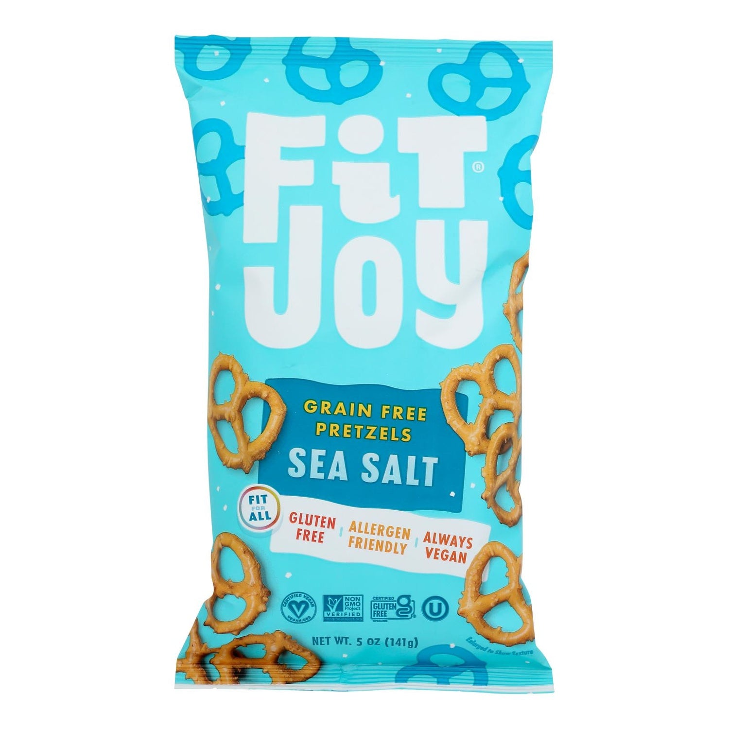 12-PACK OF SNACK PRETZEL GRAIN FREE SEA SALT