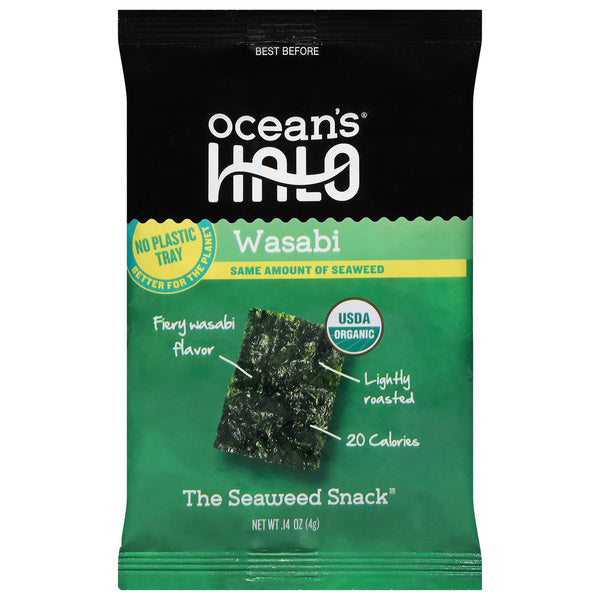 20-PACK OF SEAWEED DRIED WASABI 0.14 OUNCE - CASE OF 20