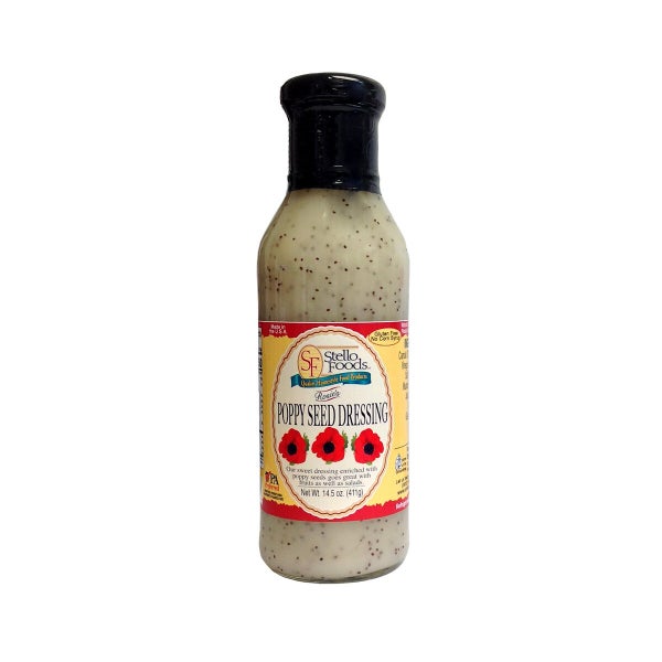 12-PACK OF Salad Dressing Poppy Seed Rosie's, Stello Foods