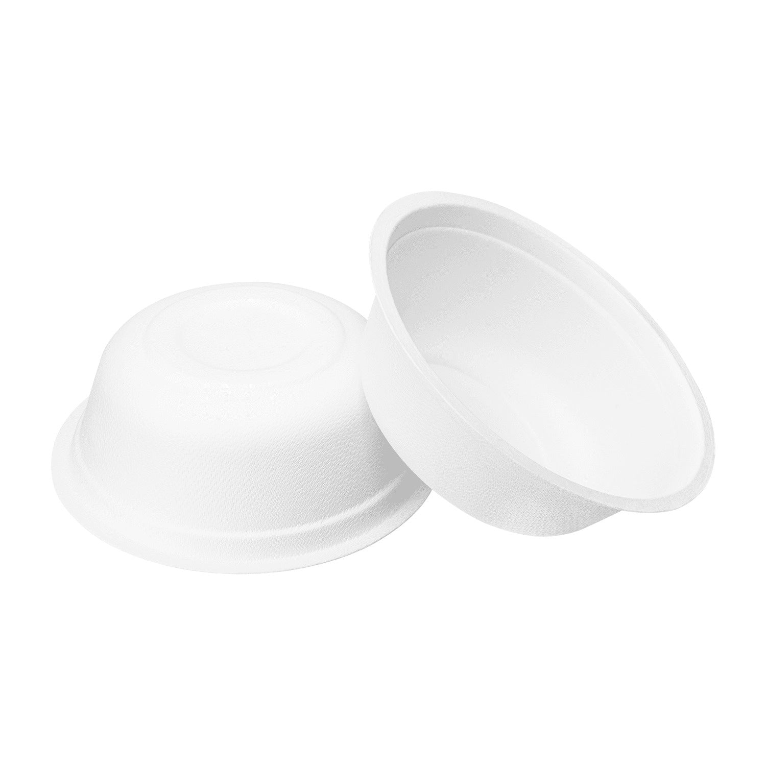 1000-PACK OF Bowl Food Karat Earth 16oz PFAS Free Eco-Friendly Bagasse Rice Bowl, White - 1,000 pcs