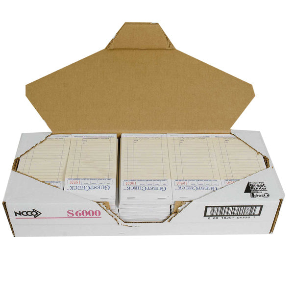 50 CT-PACK OF GUEST CHK CARBON 2 PART SALMON