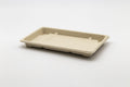 50-PACK OF Fiber Natural 8.5"x5.4"x1.26" Sushi Rectangular Compostable Container 800 counts