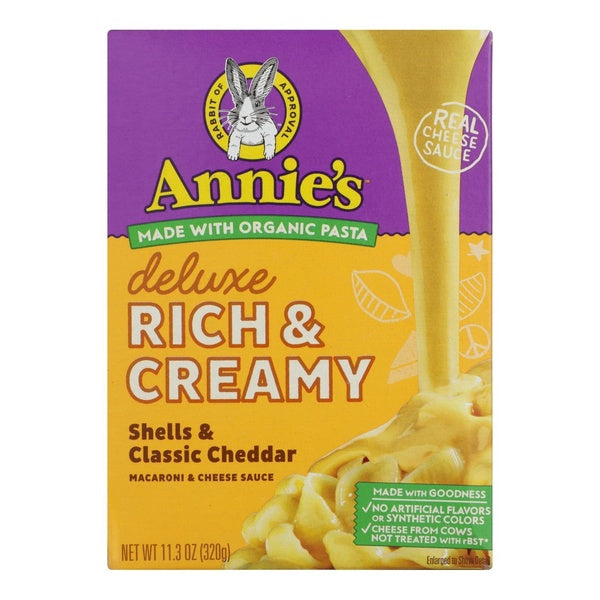 12-PACK OF Macaroni And Cheese Classic Deluxe Annies Homegrow 11.3 oz