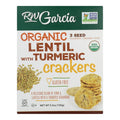 6-PACK OF Cracker Original Lentil Turmeric Rw Garcia 5.5 oz