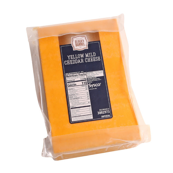 1-PACK OF CHEESE CHEDDAR MILD PRINT YEL
