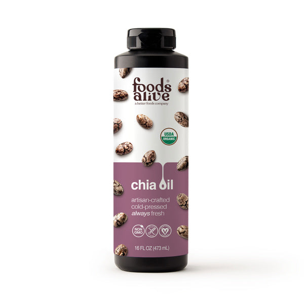 6-PACK OF Oil Chia Seed Oil 16 OZ, Foods Alive