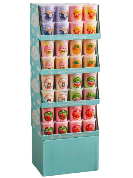 96-PACK OF Cotton Candy, 8 Variety Shipper, Chocolate Storybook