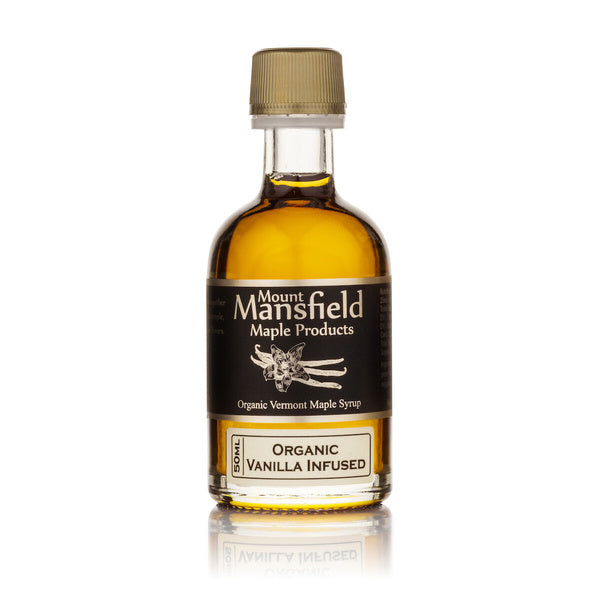 24-PACK OF Syrup Maple Organic Vanilla Infused, Mount Mansfield Maple Products