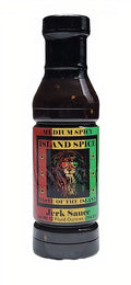 6-PACK OF Sauce Jerk Medium Spicy Taste of the Island, Island Spice Jamaican Restaurant
