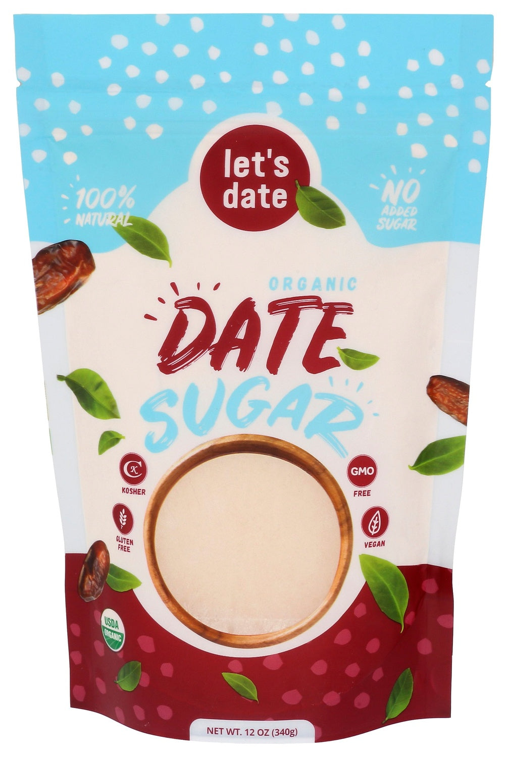 6-PACK OF SUGAR FLAVORED ORGANIC DATE SUGAR