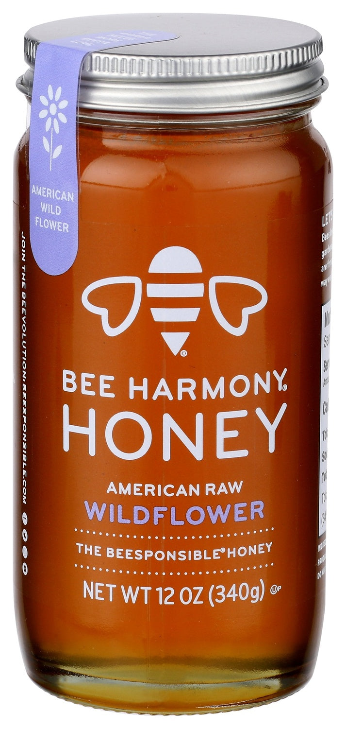 6-PACK OF HONEY WILDFLOWER AMERICAN RAW WILDFLOWER