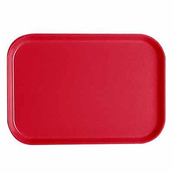 24 CT-PACK OF TRAY FBRGLS CAMBRO RED 15