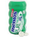 24-PACK OF Sugar Free Pure Fresh Gum Spearmint Curvy Bottle Mentos Candy, 6 - 4 - 50 Pc