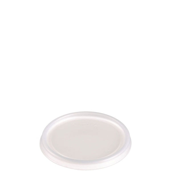 1000-PACK OF Lid Flat Dart 6JLNV Non-Vented Translucent Cup Lids for 6 oz Cups and Food Containers - 1000 Count