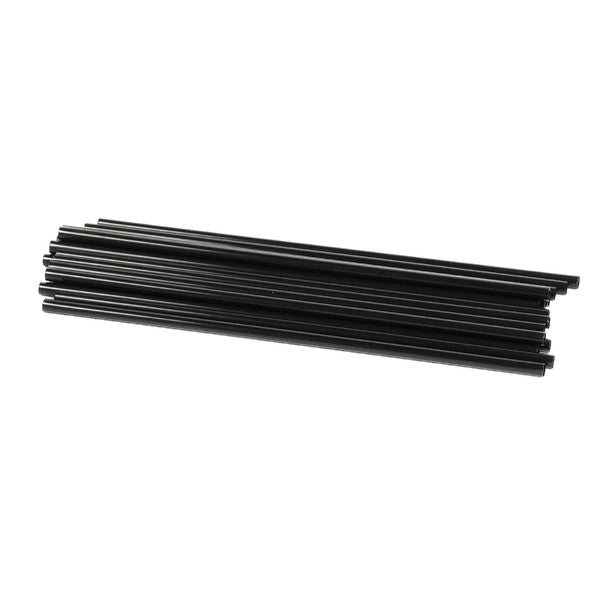 12-PACK OF STRAW PLAS UNWRP JMBO BLK 7.75